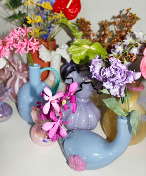 花瓶 Casselini HOME(キャセリーニ ホーム)ガラスフラワーベースMの画像