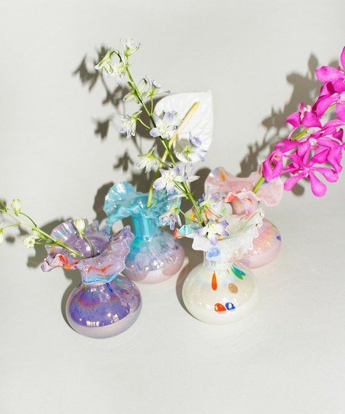 花瓶 Casselini HOME(キャセリーニ ホーム)ガラスフラワーベースMの画像