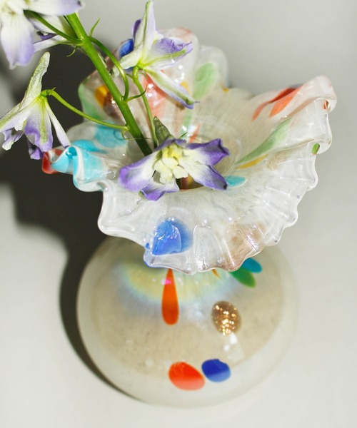 花瓶 Casselini HOME(キャセリーニ ホーム)ガラスフラワーベースMの画像