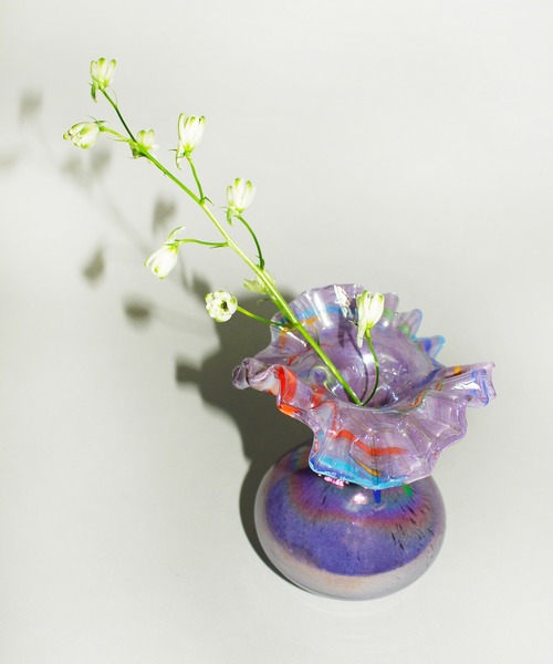 花瓶 Casselini HOME(キャセリーニ ホーム)ガラスフラワーベースMの画像