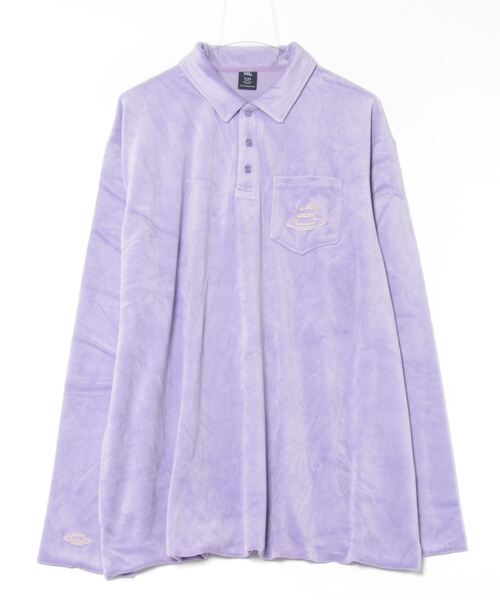 ブラウス シャツ /FLAN(FLANLABS)/Velour Shirt レディース メンズ