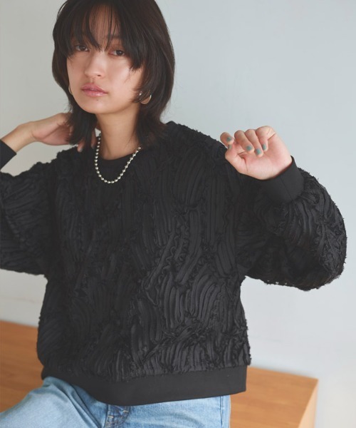 RASW ブラウス シャツ 「RASW」コード刺繍ブラウス レディース