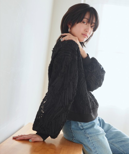 RASW ブラウス シャツ 「RASW」コード刺繍ブラウス レディース