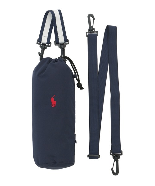 【新品】傘袋なし　POLO RALPH LAUREN ネイビー 折りたたみ傘 POLO RALPH LAUREN 折りたたみ傘 ”ドット×ワンポイント