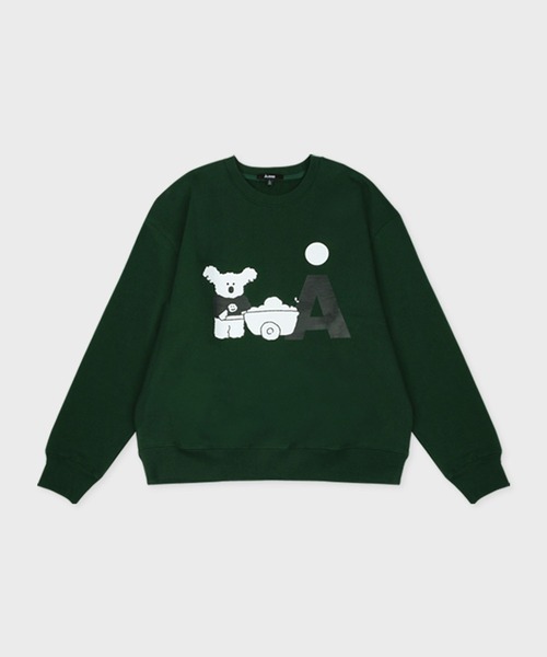 トレーナー スウェット 「UNISEX」Romane×ALAND／MOGRYプルオーバー（裏起毛） レディース メンズ UNISEX】Romane×ALAND／MOGRYプルオーバー（裏起毛
