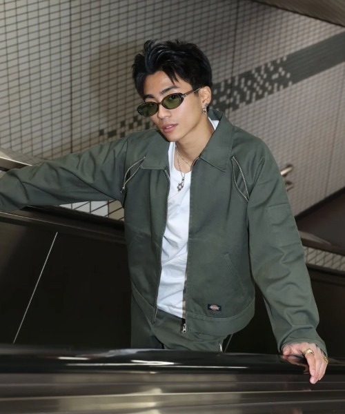HTH コート アウター HTH×Dickies Raglan Eisenhower jacket 