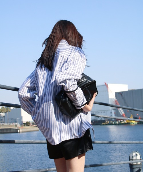 ブラウス シャツ 「NOTHING WRITTEN」SUNNE STRIPE SHIRT レディース Scrap Book ブラウス シャツ 「NOTHING WRITTEN」SUNNE STRIPE