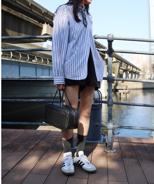 ブラウス シャツ 「NOTHING WRITTEN」SUNNE STRIPE SHIRT レディース Scrap Book ブラウス シャツ 「NOTHING WRITTEN」SUNNE STRIPE