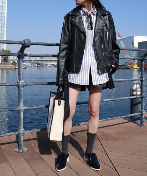 Scrap Book ブラウス シャツ 「NOTHING WRITTEN」SUNNE STRIPE