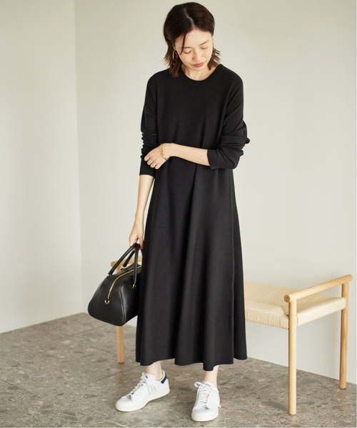 SLOBE IENA（スローブイエナ） ニットワンピース FREE ベージュ