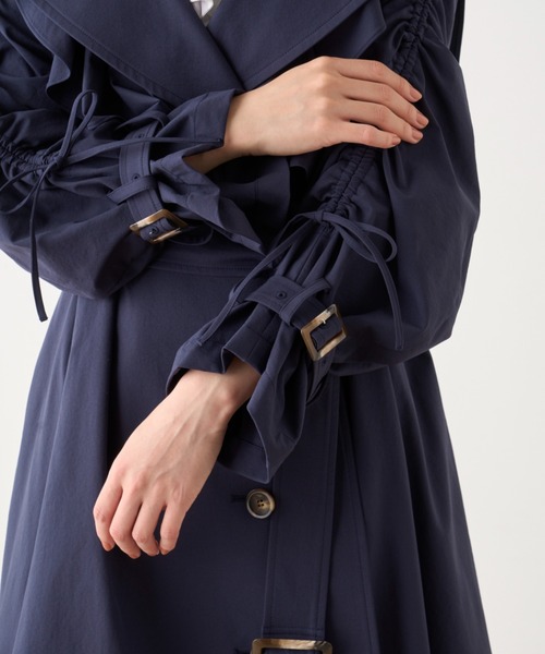 「SNIDEL」 トレンチコート 0 ベージュ レディース_画像8