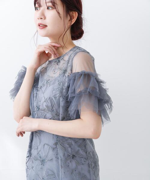 ワンピース スパンコールレース刺繍ドレス : ZOZOTOWN Yahoo!店 - 通販