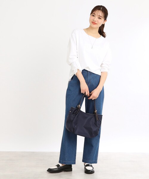 tシャツ 「夏SALE／E‐QUALITY／手洗い可」チュールディティールプルオーバー レディース Reflect tシャツ 「夏SALE／E‐QUALITY／手洗い可」チュール