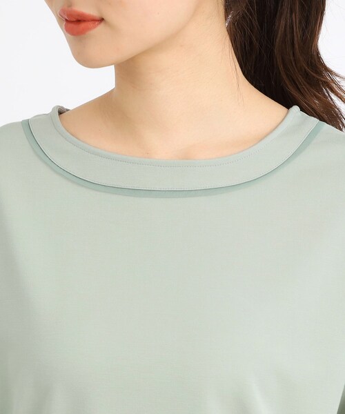 tシャツ 「夏SALE／E‐QUALITY／手洗い可」チュールディティールプルオーバー レディース Reflect tシャツ 「夏SALE／E‐QUALITY／手洗い可」チュール