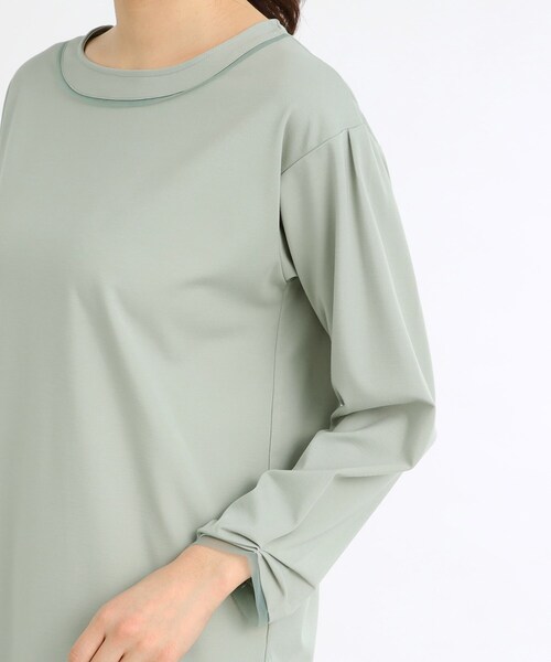 tシャツ 「夏SALE／E‐QUALITY／手洗い可」チュールディティールプルオーバー レディース Reflect tシャツ 「夏SALE／E‐QUALITY／手洗い可」チュール