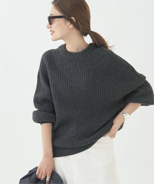 サカイ sacai 21AW Tweed Pullover ツイードプルオーバーシャツ