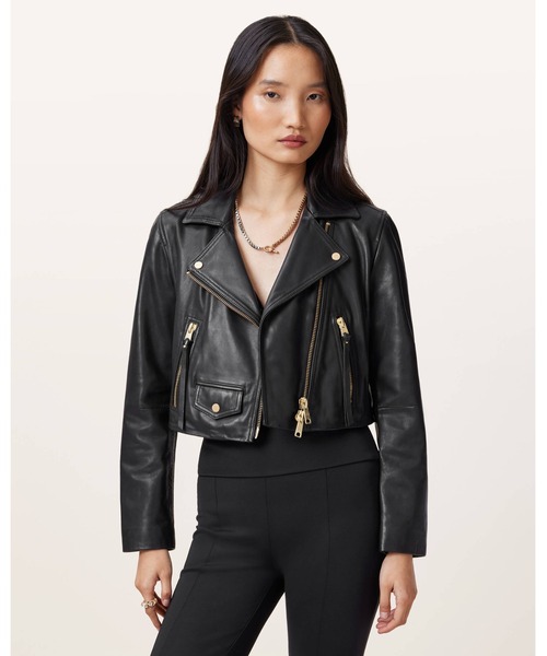 ALLSAINTS 黒 レザージャケット ライダース