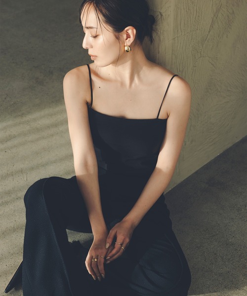 キャミソールベアトップ(S BLACK): トップスanuans