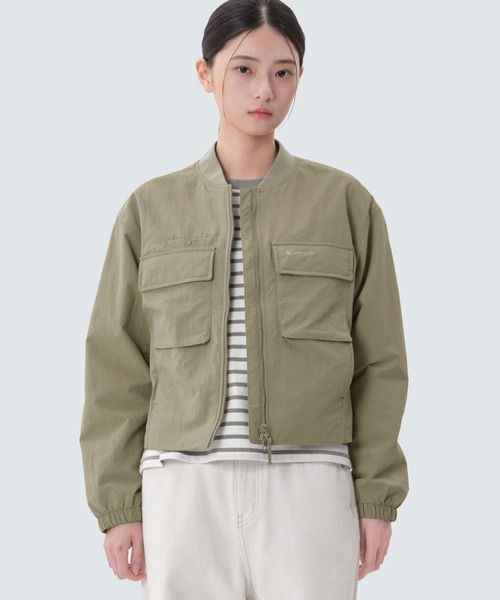 ジャケット ノーカラージャケット Snow Peak / Cample Women's Bomber Jacket ボンバージャケット レディース
