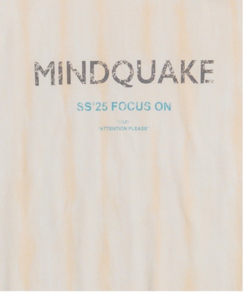 MAISON SPECIAL（メゾンスペシャル） tシャツ 半袖 MINDQUAKE Logo