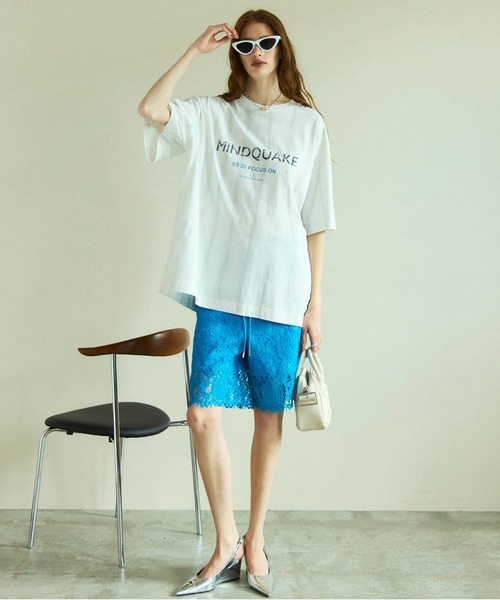 MAISON SPECIAL tシャツ MINDQUAKE Logo Oversized T-shirt