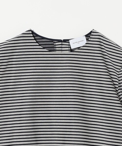 UNITED ARROWS tシャツ コクーンスリーブ ボーダー Tシャツ