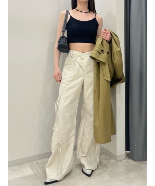 SLY スラックス パンツ ANGRID WAIST BELT PT アングリッド