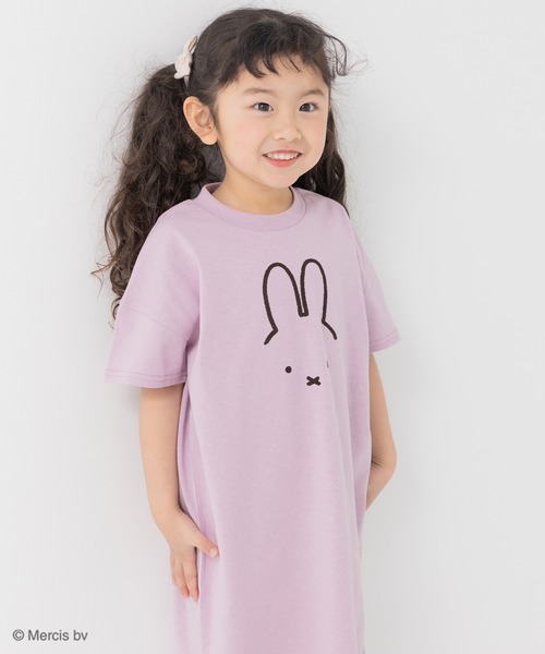 【ゆんさま専用です】 ミッフィー 120 ワンピース　とTシャツ Miffy（ミッフィー） ワンピース 「ミッフィー」半袖ワンピース キッズ