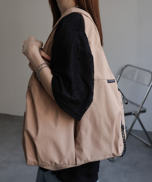 sakishimatokyo トートバッグ 「大容量/A4サイズ対応」ナイロントート