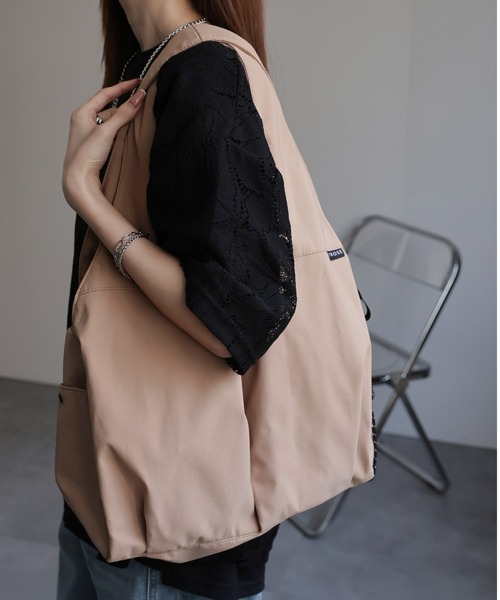 sakishimatokyo トートバッグ 「大容量/A4サイズ対応」ナイロントート