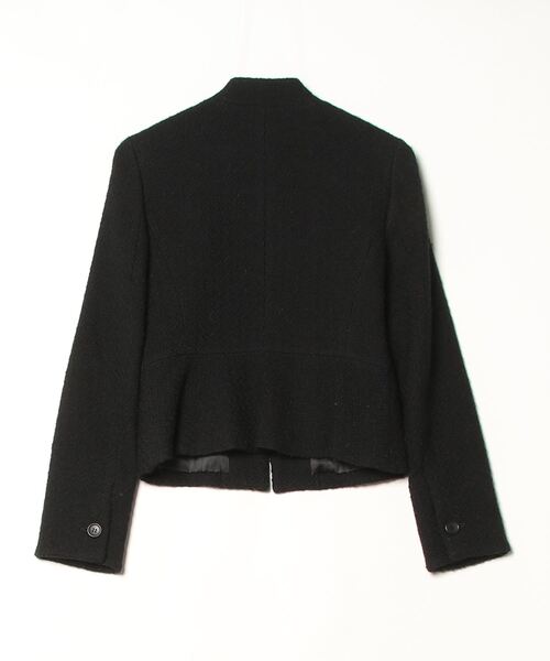 「PINKY&DIANNE」 ツイードジャケット 38 ブラック レディース_画像2