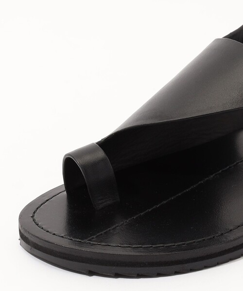 A.EMERY ブラック レザー トングサンダル The Kinto Sandal – A.EMERY