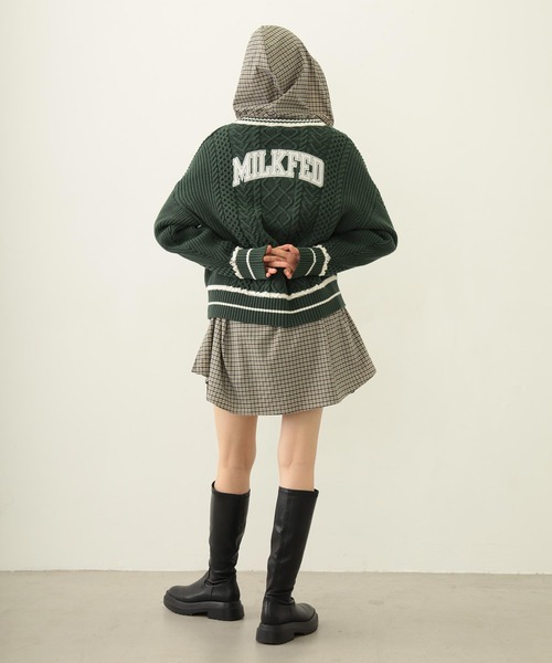 MILKFED.（ミルクフェド） ブラウス シャツ VOLUME SLEEVE HOODED
