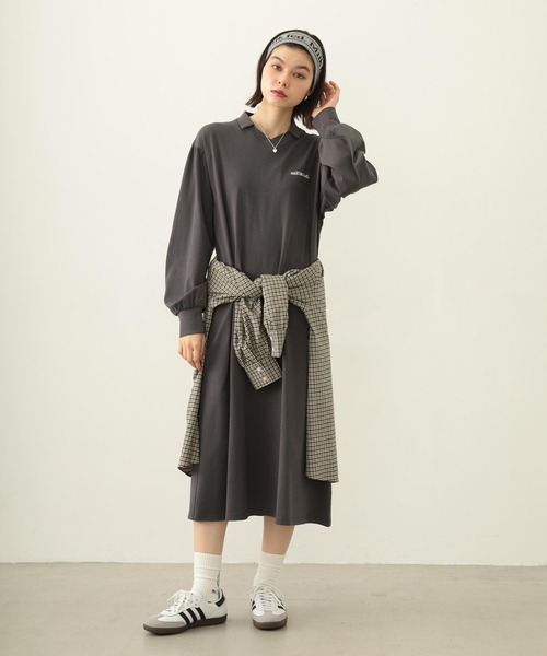シャツ+ブラウス(長袖+七分) MILKFED VOLUME SLEEVE HOODED BLOUSE MILKFED.（ミルクフェド） ブラウス シャツ VOLUME SLEEVE HOODED