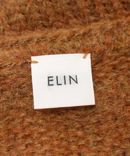 「ELIN」 長袖ニット MEDIUM オレンジ レディース_画像2