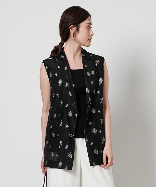 UNITED ARROWS ジャケット テーラードジャケット フラワー