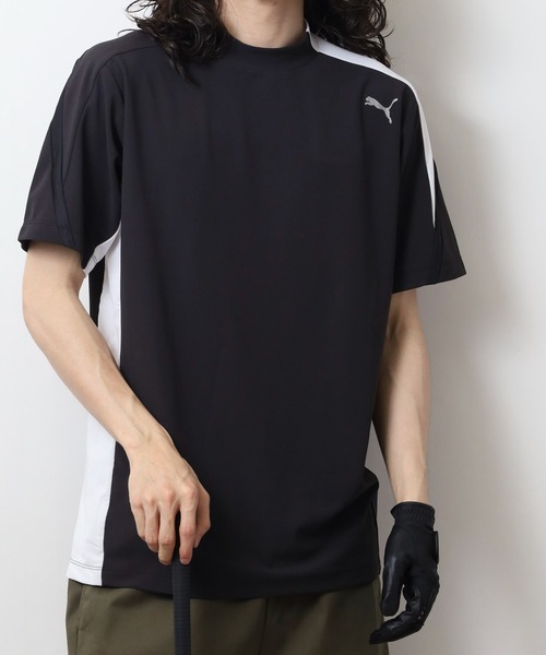PUMA tシャツ ゴルフ PF ストレッチテックカットモックネック