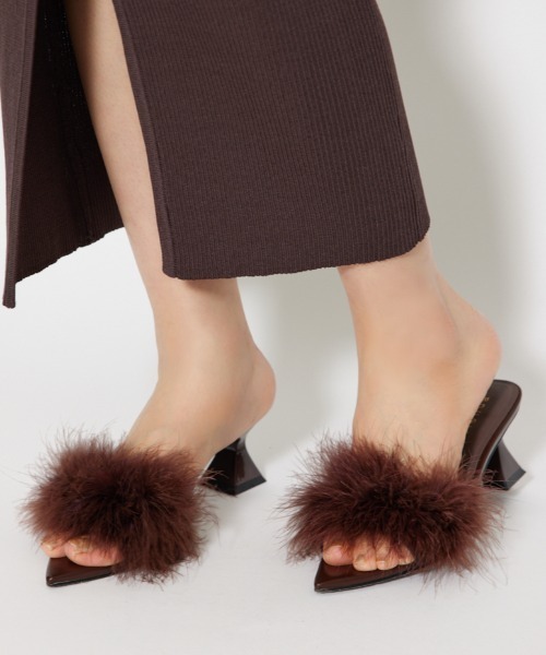 アメリ UND CRACKED METALLIC TIGHT SKIRT スカート AMERI UND