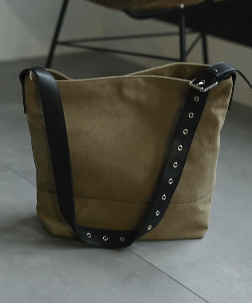 ショルダーバッグ バッグ ロングベルトヴィンテージ加工コットンバッグ レディース メンズ | FLANEEK. | 07