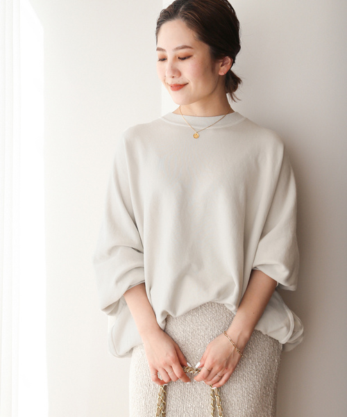 ドゥーズィエムクラス　ベージュスウェット Deuxieme Classe 「Deuxieme Classe」 スウェットカットソー