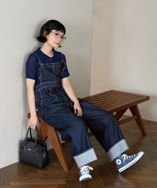 N*M様 something デニムサロペット 調整可能ストラップ FREAK'S STORE サロペット オーバーオール SOMETHING × STORE