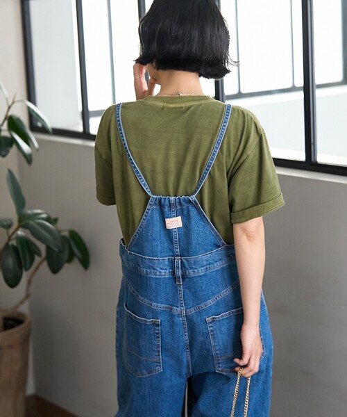 N*M様 something デニムサロペット 調整可能ストラップ FREAK'S STORE サロペット オーバーオール SOMETHING × STORE