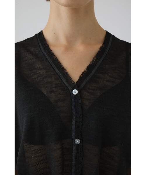 rim.ark Dry touch summer knit vest ブラック RIM.ARK サマーニット ニット セーター Dry touch summer knit vest