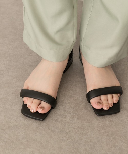 「RODE SKO」 ヒールサンダル 37 ブラック レディース_画像4