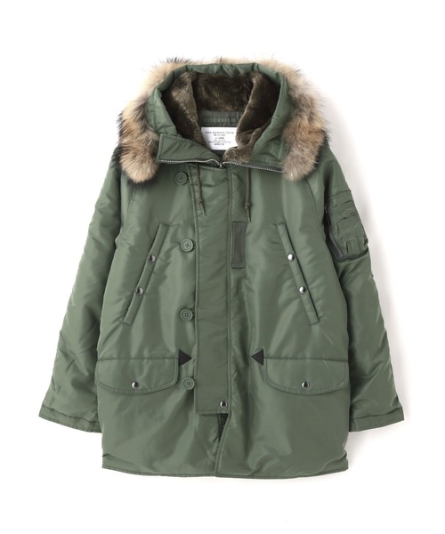 ブルゾン アウター N-3B COMMERCIAL REAL FUR / N-3B コマーシャル リアルファー / AVIREX / アヴィレックスの画像