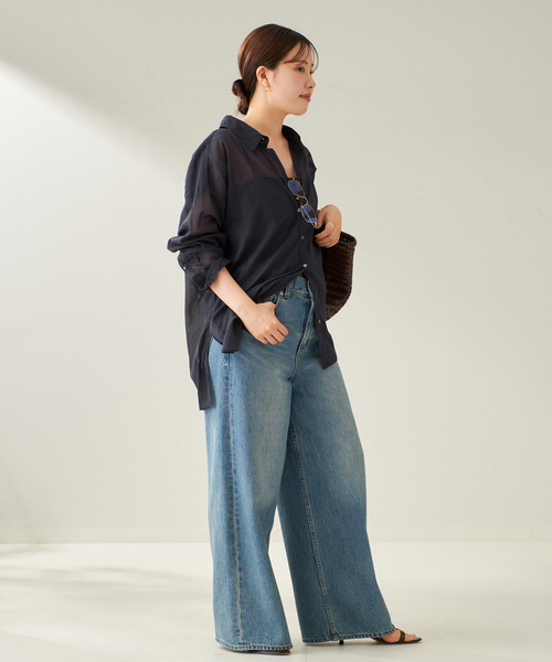 Plage - Plage fluffy シャツ fluffy sheer シャツ（シャツ／ブラウス）｜Plage（プラージュ