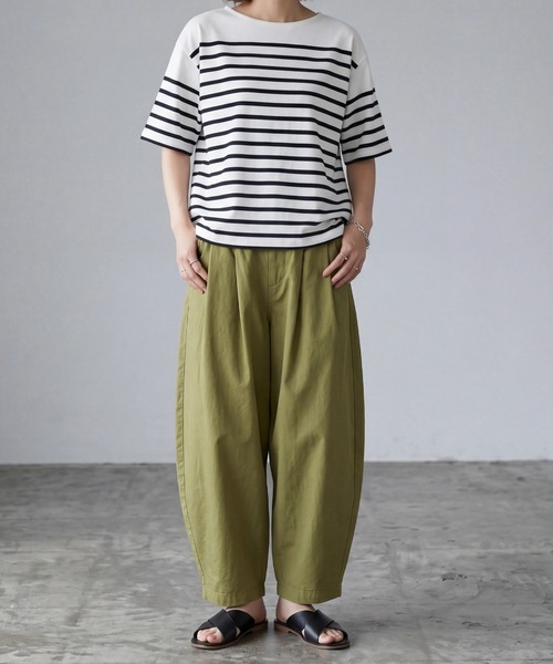 Emma（エマ） ワイドパンツ パンツ 綿麻サーカスパンツ レディース