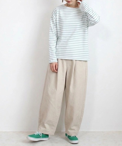 Emma（エマ） ワイドパンツ パンツ 綿麻サーカスパンツ レディース