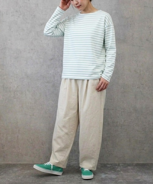 Emma（エマ） ワイドパンツ パンツ 綿麻サーカスパンツ レディース