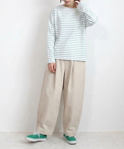 Emma（エマ） ワイドパンツ パンツ 綿麻サーカスパンツ レディース